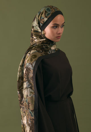 Astra Floss Viscose Hijab Brown