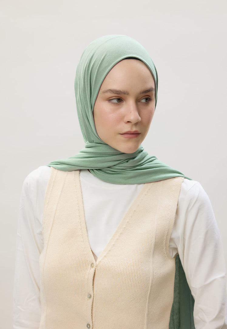 Jersey Hijab Sea Foam