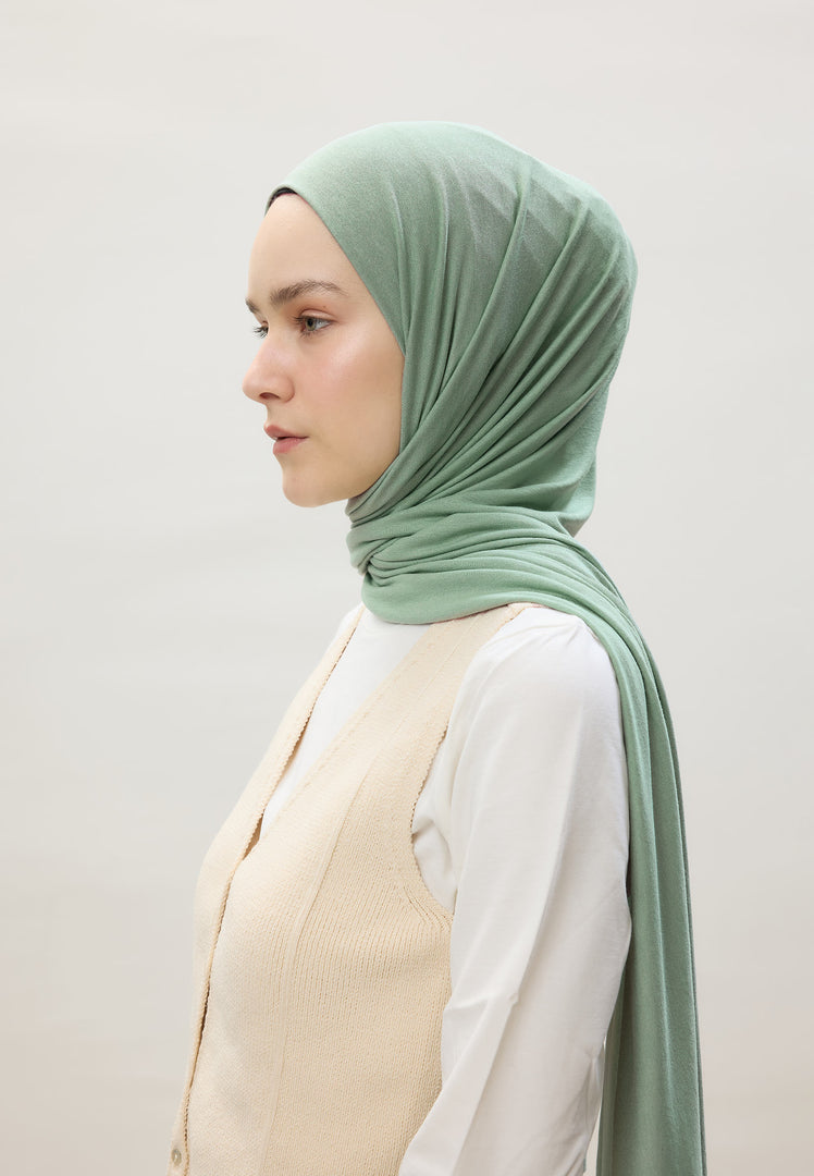 Jersey Hijab Sea Foam