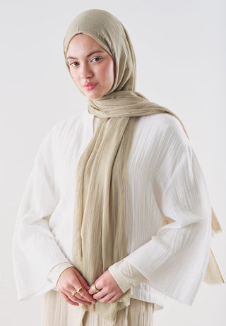 Dubai Premium Hijab Natural Beige