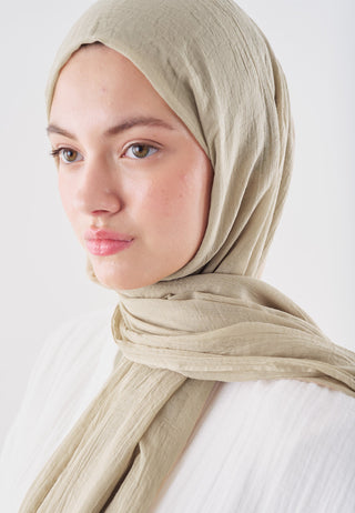 Dubai Premium Hijab Natural Beige