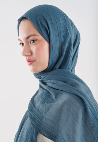 Dubai Premium Hijab Indigo