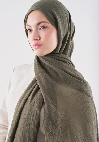 Dubai Premium Hijab Dusty Brown