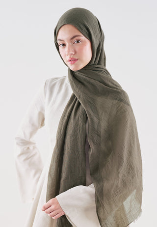 Dubai Premium Hijab Dusty Brown
