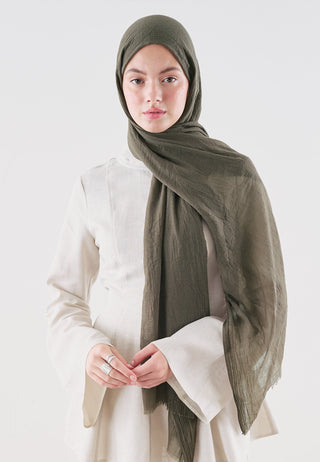 Dubai Premium Hijab Dusty Brown