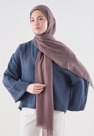 Dubai Premium Hijab Damson Purple