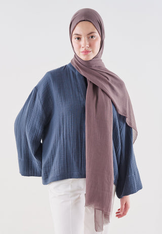 Dubai Premium Hijab Damson Purple