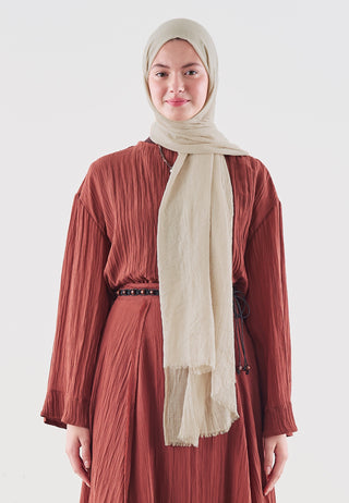 Dubai Premium Hijab Beige