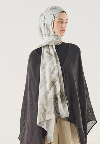 Soft Lines Soft Viscose Hijab Stone