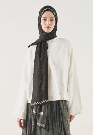 Garden Essence Soft Viscose Hijab Anthracite