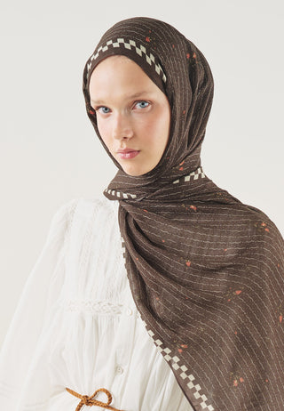 Garden Essence Soft Viscose Hijab Brown