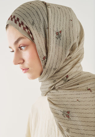 Garden Essence Soft Viscose Hijab Taupe