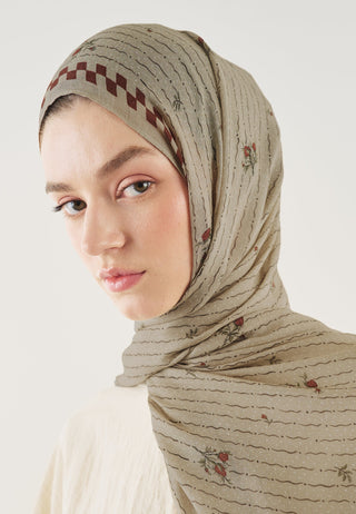 Garden Essence Soft Viscose Hijab Taupe