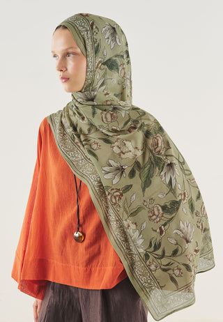 Pure Ethnic Soft Viscose Hijab Pistachio Green