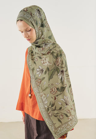 Pure Ethnic Soft Viscose Hijab Pistachio Green