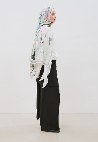 Bloomelle Rami Viscose Hijab Soft Green