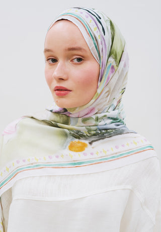 Bloomelle Rami Viscose Hijab Soft Green