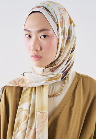 Bloomelle Rami Viscose Hijab Yellow