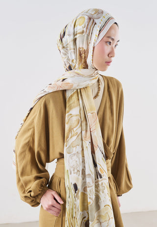 Bloomelle Rami Viscose Hijab Yellow