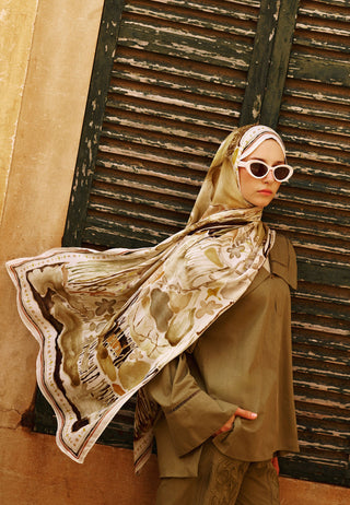 Bloomelle Rami Viscose Hijab Yellow
