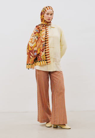 Art In Flora Rami Viscose Hijab Copper