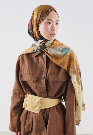 Playful Palette Rami Viscose Hijab Sahara