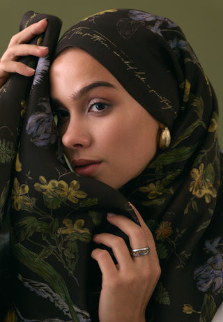 Garden Joy Floss Viscose Hijab Brown