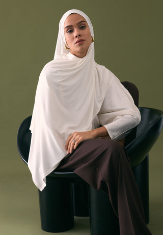 PENYE ŞAL KIRIK BEYAZ