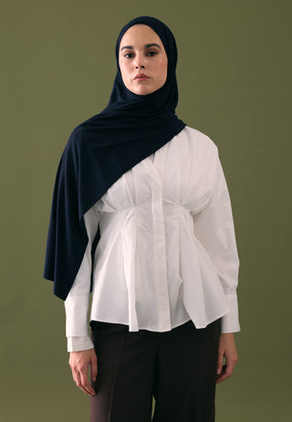 Jersey Hijab Navy Blue