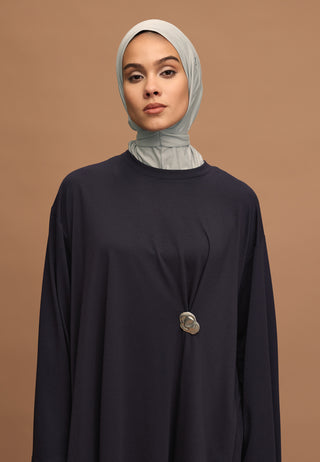 Athletic Hijab Silver