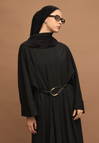 Jersey Hijab Black