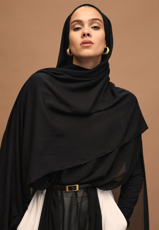 RAMİ VİSKON ŞAL SİYAH