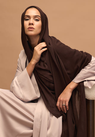 Soft Viscose Hijab Bitter Brown