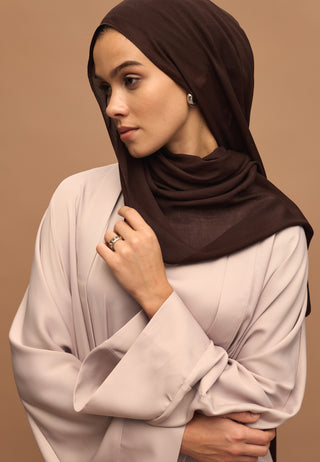 Soft Viscose Hijab Bitter Brown