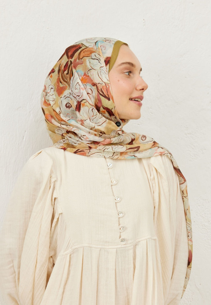 Linda Pattern Rami Hijab Sahara