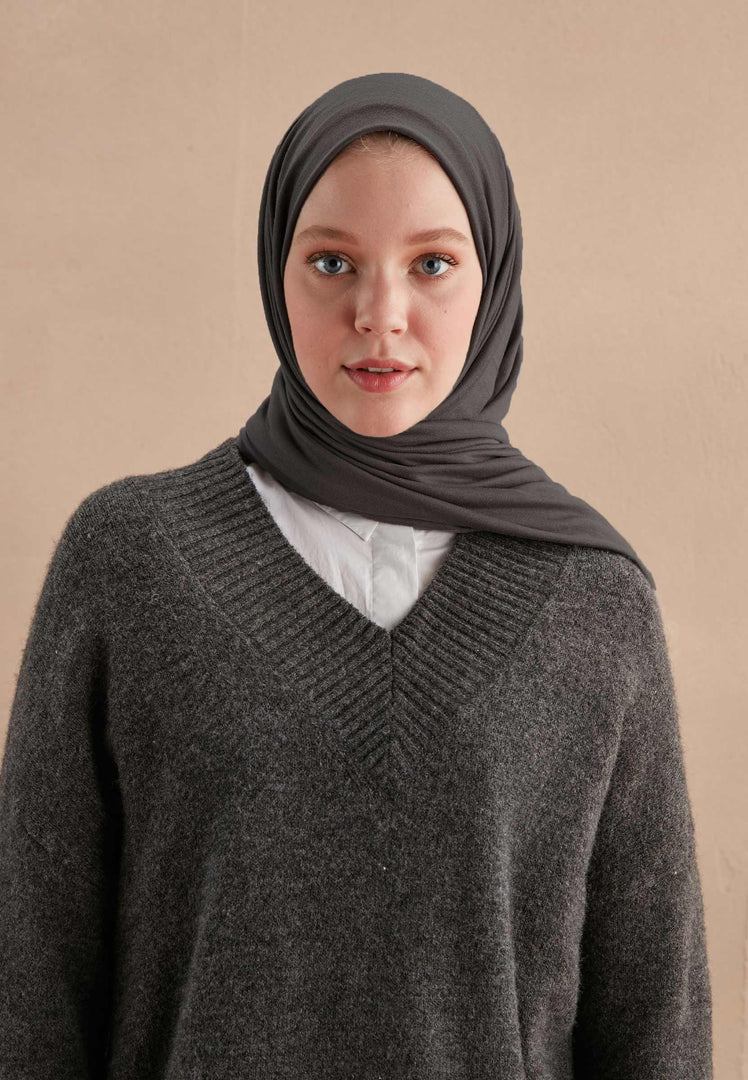 Jersey Hijab Anthracite