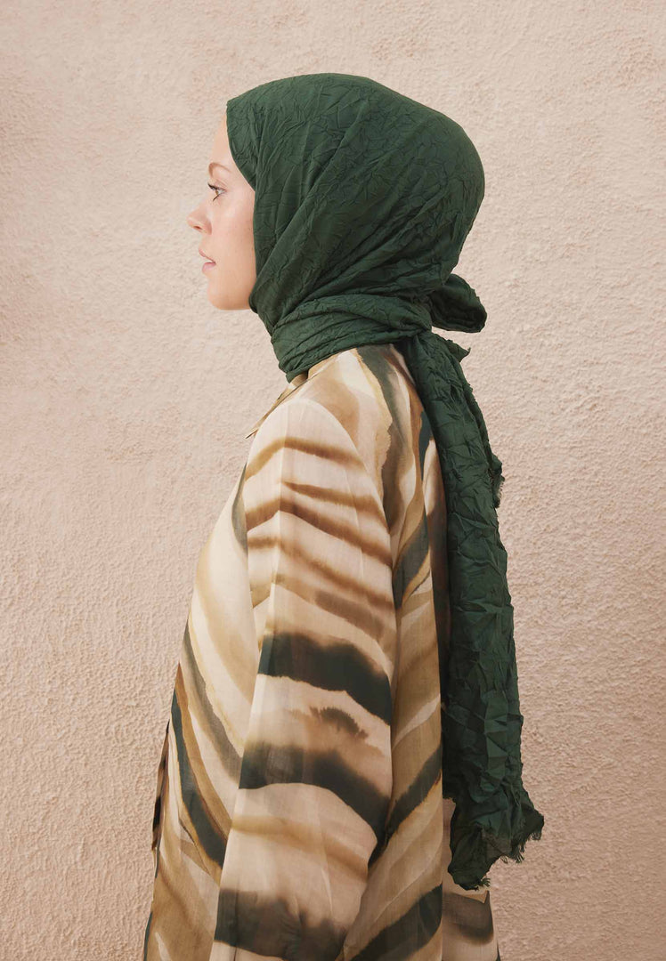 Voile Crash Hijab Emerald