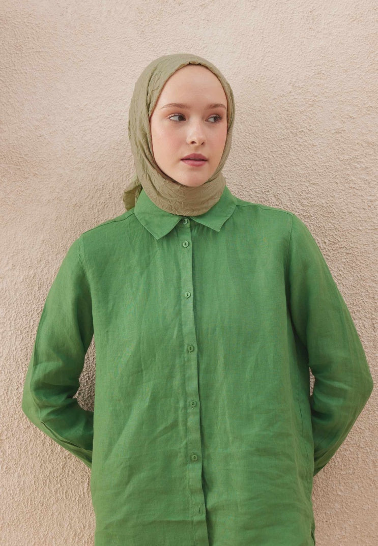 Voile Crash Hijab Sage Green
