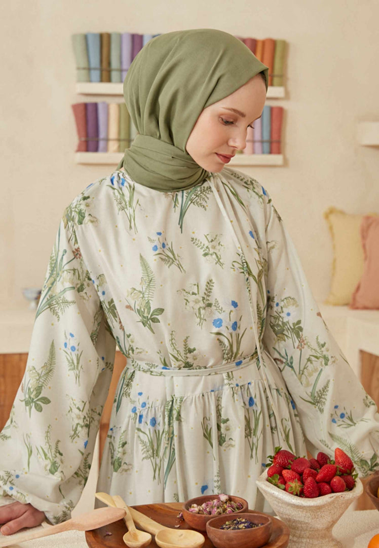 Thin Cotton Voile Hijab Pistachio